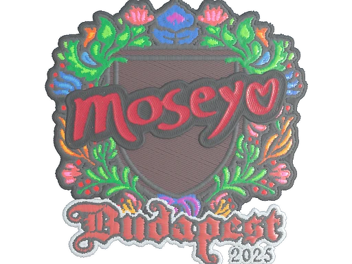 Moseyuh (Embroidered) | Budapest 2025 sticker