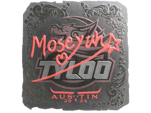 Moseyuh (Foil) | Austin 2025 sticker
