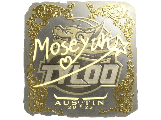 Moseyuh (Gold) | Austin 2025 sticker