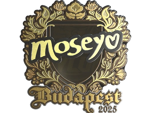 Moseyuh (Gold) | Budapest 2025 sticker