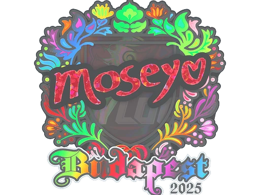Moseyuh (Holo) | Budapest 2025 sticker