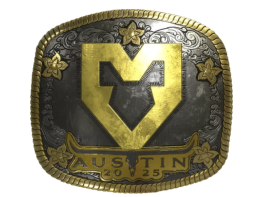 MOUZ (Gold) | Austin 2025 sticker