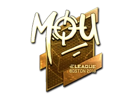 mou (Gold) | Boston 2018 sticker