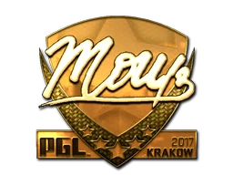 mou (Gold) | Krakow 2017 sticker