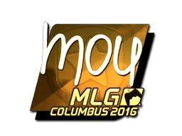 mou (Gold) | MLG Columbus 2016 sticker