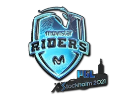 Movistar Riders (Holo) | Stockholm 2021 sticker