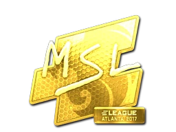 MSL (Gold) | Atlanta 2017 sticker
