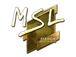 MSL (Gold) | Boston 2018 sticker
