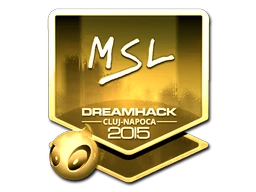 MSL (Gold) | Cluj-Napoca 2015 sticker