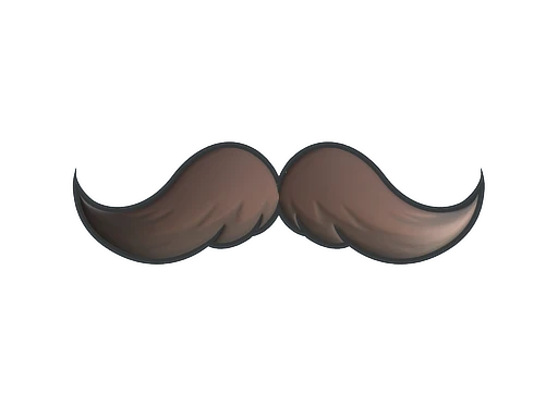 Mustachio sticker