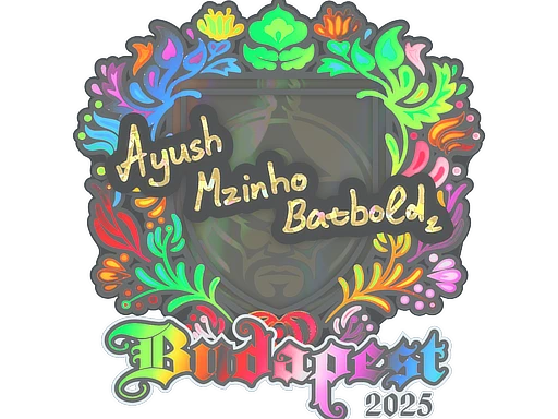 mzinho (Holo) | Budapest 2025 sticker
