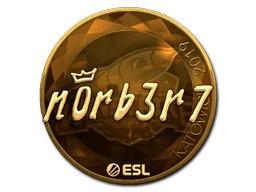 n0rb3r7 (Gold) | Katowice 2019 sticker