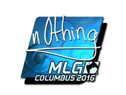n0thing (Foil) | MLG Columbus 2016 sticker