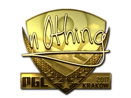 n0thing (Gold) | Krakow 2017 sticker