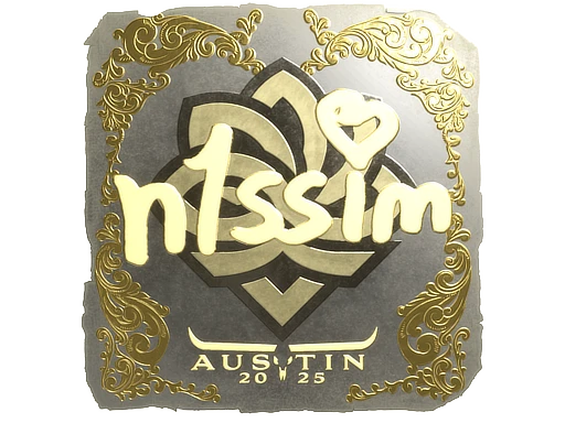 n1ssim (Gold) | Austin 2025 sticker