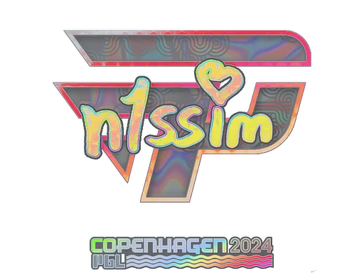 n1ssim (Holo) | Copenhagen 2024 sticker