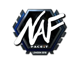 NAF (Foil) | London 2018 sticker