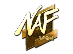 NAF (Gold) | Boston 2018 sticker