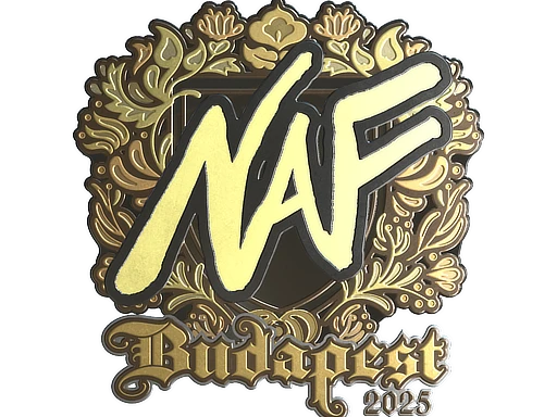 NAF (Gold) | Budapest 2025 sticker