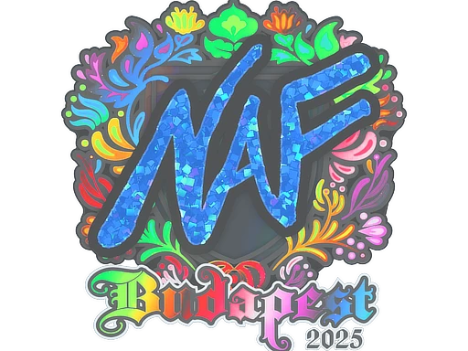 NAF (Holo) | Budapest 2025 sticker