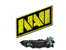 Natus Vincere (Glitter) | Antwerp 2022 sticker