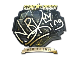 NBK- (Gold) | Berlin 2019 sticker
