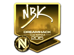 NBK- (Gold) | Cluj-Napoca 2015 sticker
