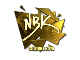 NBK- (Gold) | Cologne 2016 sticker