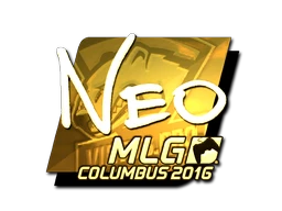 NEO (Gold) | MLG Columbus 2016 sticker