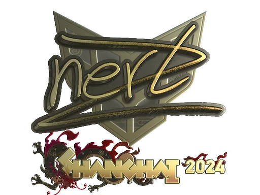 NertZ (Gold) | Shanghai 2024 sticker