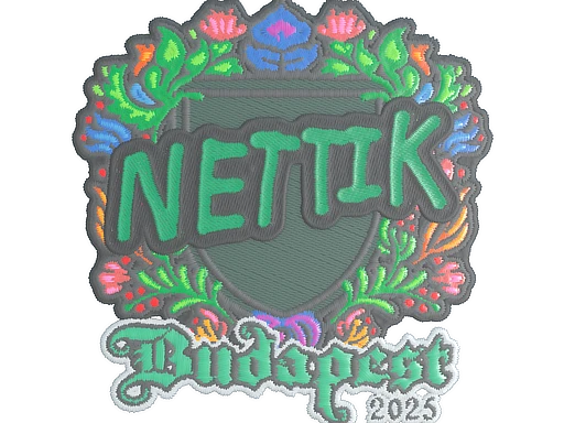 nettik (Embroidered) | Budapest 2025 sticker