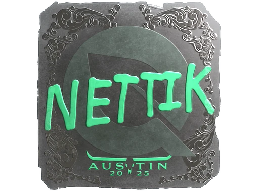 nettik (Foil) | Austin 2025 sticker