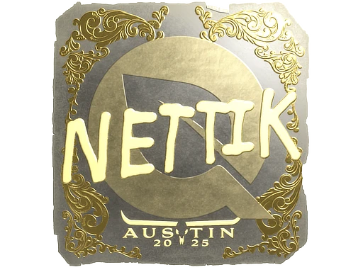 nettik (Gold) | Austin 2025 sticker