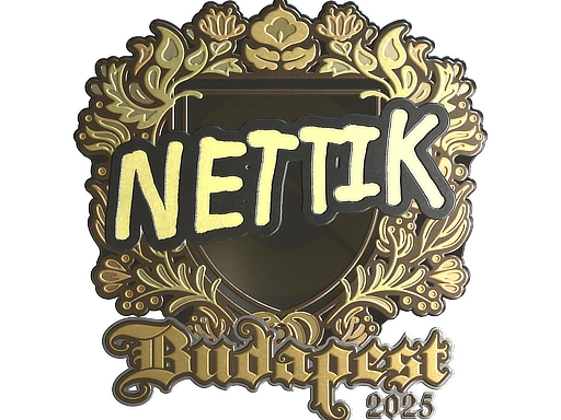 nettik (Gold) | Budapest 2025 sticker
