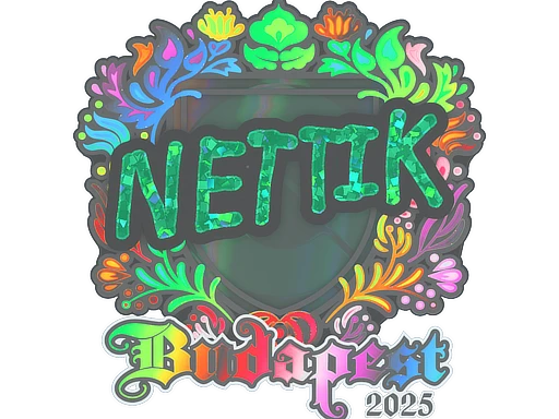 nettik (Holo) | Budapest 2025 sticker