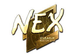 nex (Gold) | Boston 2018 sticker