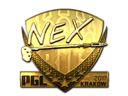 nex (Gold) | Krakow 2017 sticker