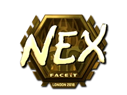 nex (Gold) | London 2018 sticker