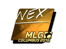 nex (Gold) | MLG Columbus 2016 sticker