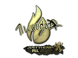 nicoodoz (Gold) | Antwerp 2022 sticker