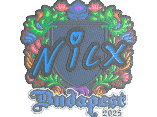 nicx (Embroidered) | Budapest 2025 sticker