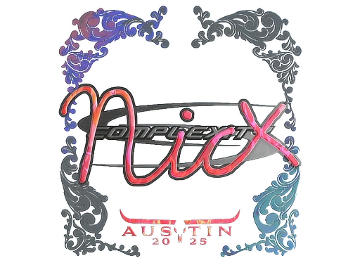 nicx (Holo) | Austin 2025 sticker