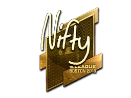 Nifty (Gold) | Boston 2018 sticker