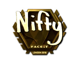 Nifty (Gold) | London 2018 sticker