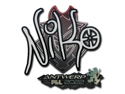 NiKo | Antwerp 2022 sticker