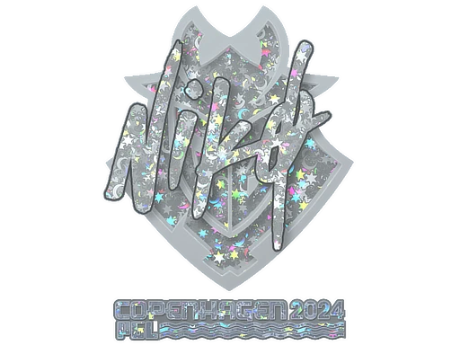 NiKo (Glitter) | Copenhagen 2024 sticker