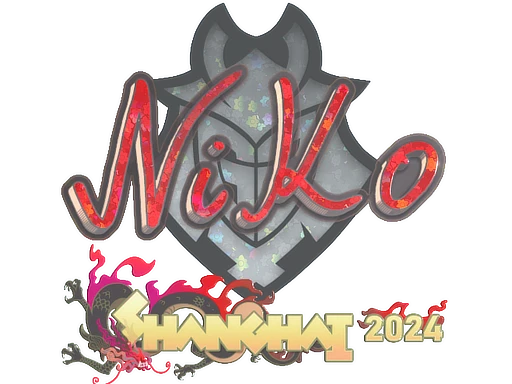 NiKo (Glitter) | Shanghai 2024 sticker