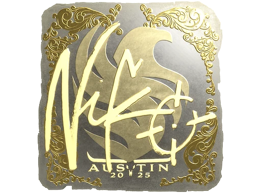 NiKo (Gold) | Austin 2025 sticker