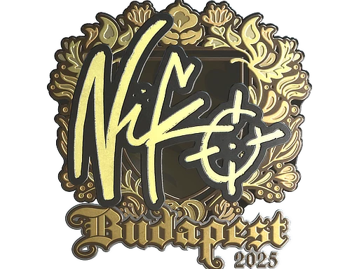 NiKo (Gold) | Budapest 2025 sticker