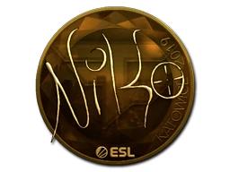 NiKo (Gold) | Katowice 2019 sticker